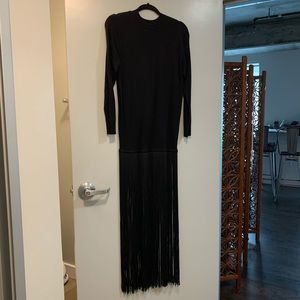 NWOT- Long Sleeve Sweater Dress w Tassels - sz 2